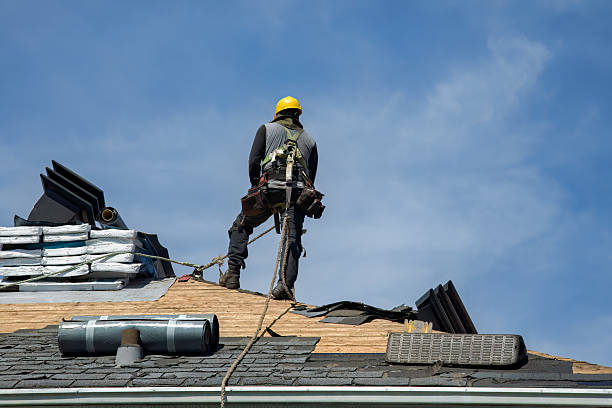 Professional Roof Installation technician working in Iva, SC